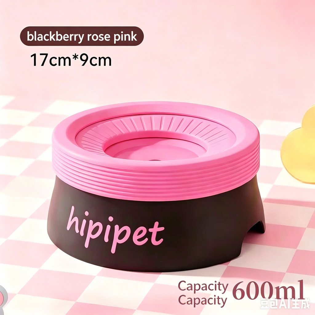 Anti-spill Floating Pet Water Bowl/600ml&1200ml