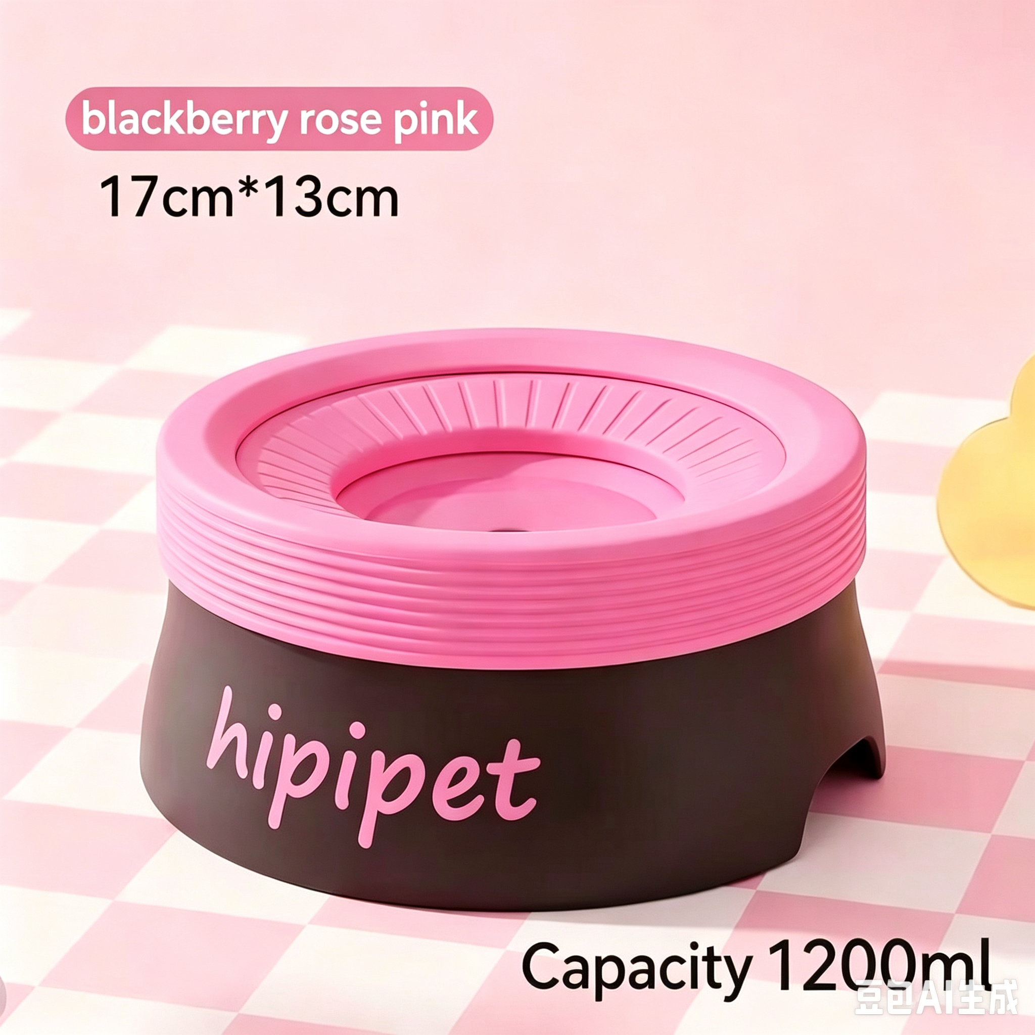 Anti-spill Floating Pet Water Bowl/600ml&1200ml