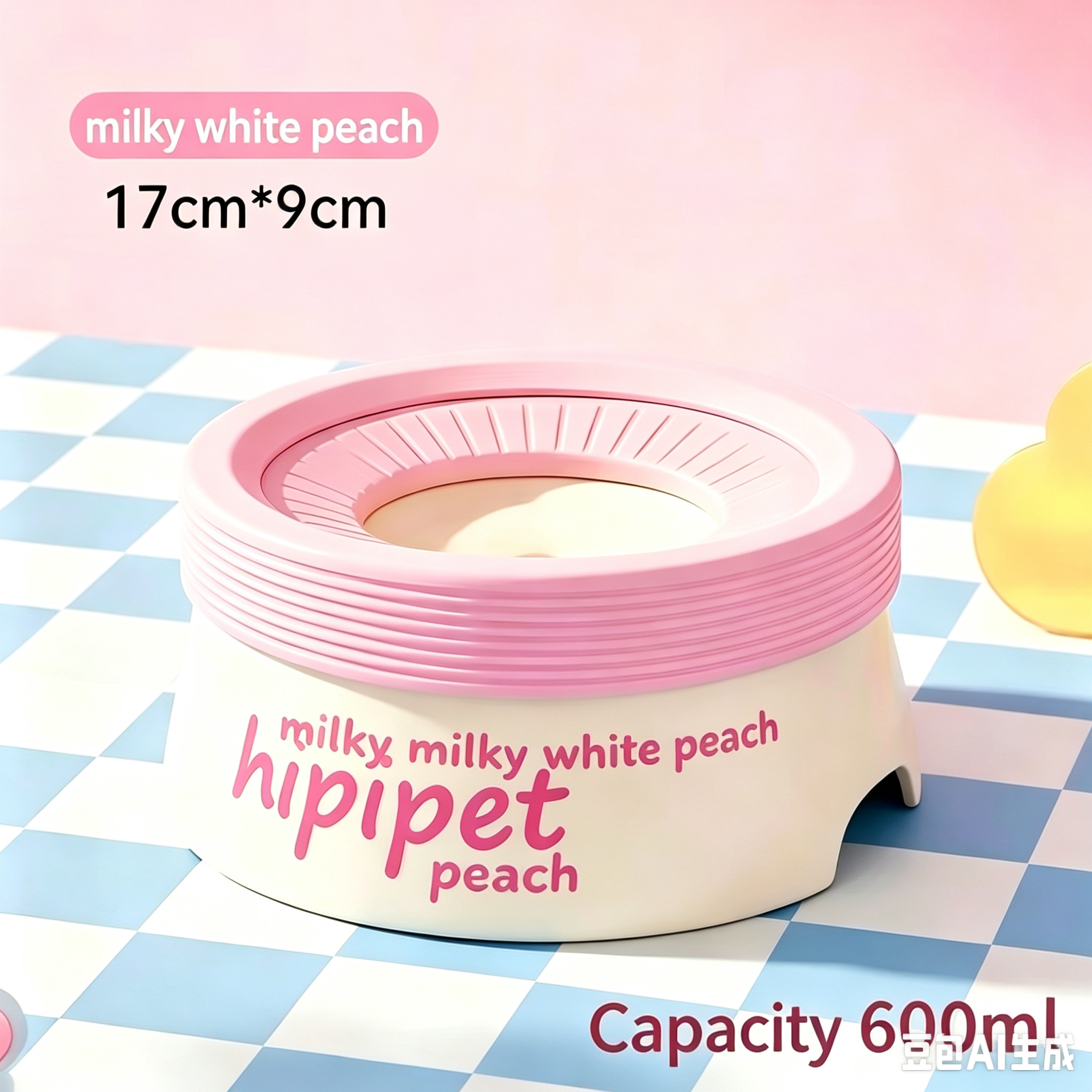 Anti-spill Floating Pet Water Bowl/600ml&1200ml