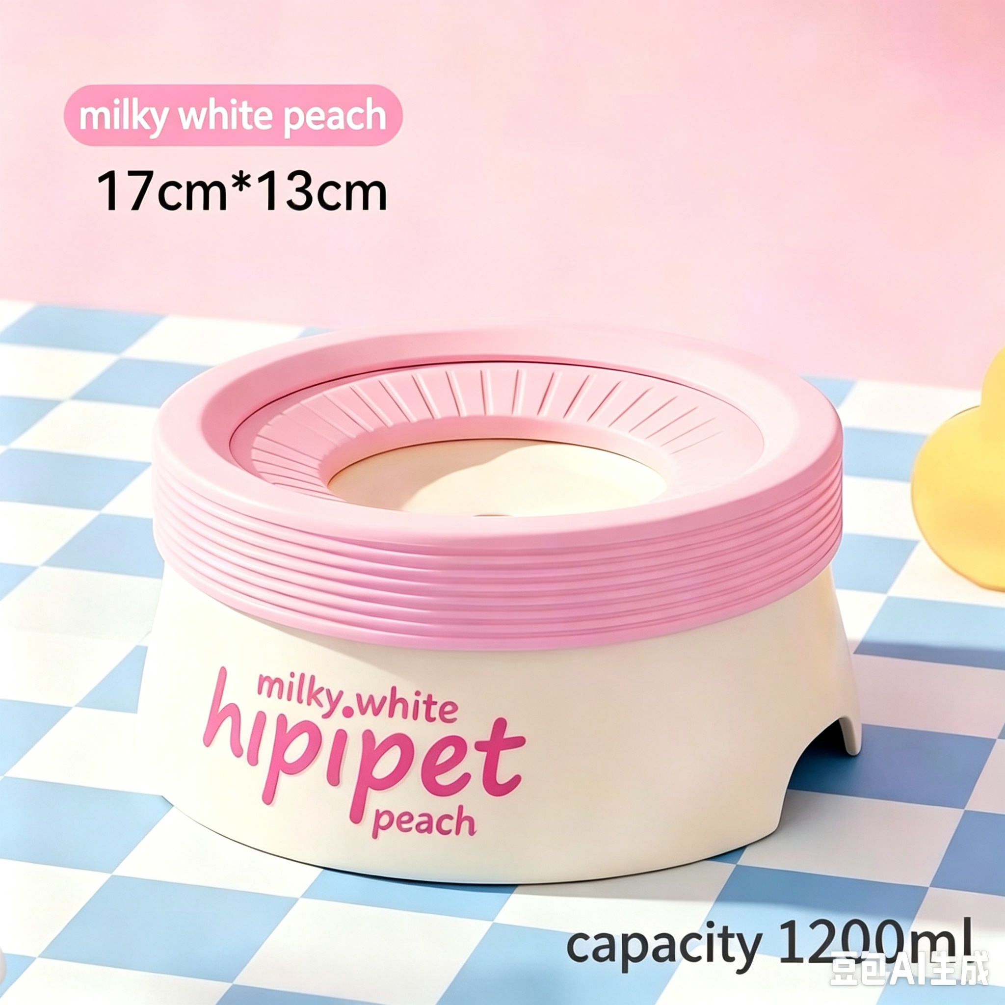 Anti-spill Floating Pet Water Bowl/600ml&1200ml