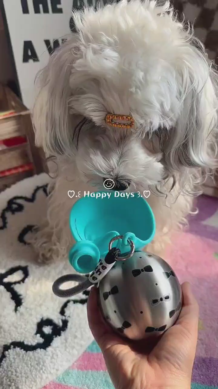 Portable pet water bottle 285ml /Leakproof Travel bottle for Dogs& Cat